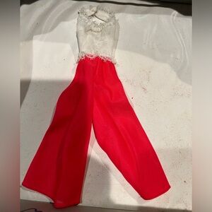 Vintage 1974 Mattel Barbie Outfit #7746 Pink Palazzo Pant